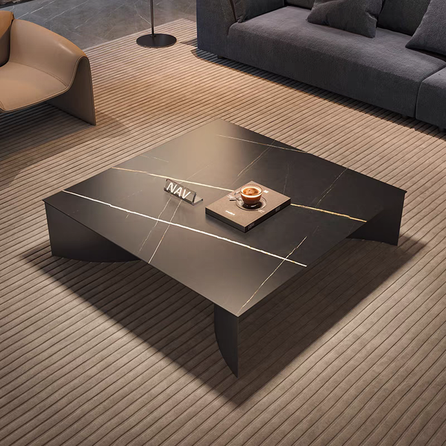 Zenith Black Marble Table