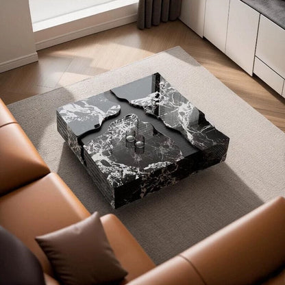 Riverstone Marble Coffee Table (Square)