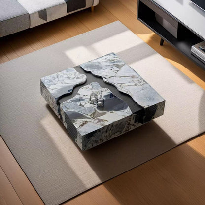 Riverstone Marble Coffee Table (Square)